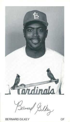 1992 St. Louis Cardinals Photocards #NNO Bernard Gilkey Front