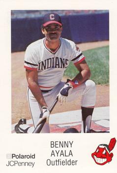 1985 Polaroid/JCPenney Cleveland Indians #NNO Benny Ayala Front