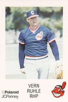 1985 Polaroid/JCPenney Cleveland Indians #NNO Vern Ruhle Front