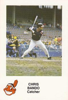 1982 Cleveland Indians #NNO Chris Bando Front