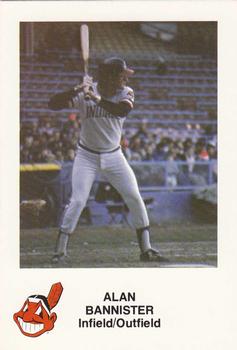 1982 Cleveland Indians #NNO Alan Bannister Front
