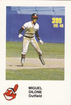 1982 Cleveland Indians #NNO Miguel Dilone Front