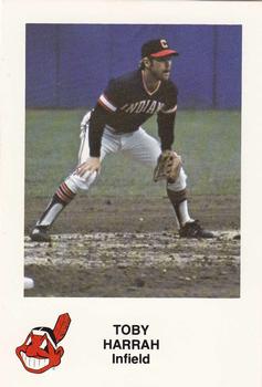 1982 Cleveland Indians #NNO Toby Harrah Front