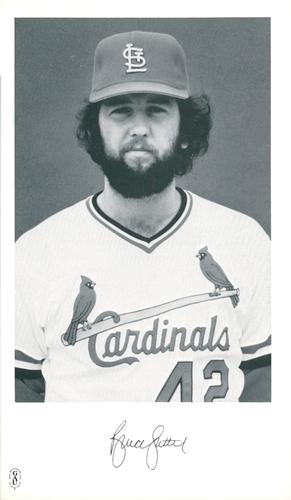 1981 St. Louis Cardinals Photocards #NNO Bruce Sutter Front