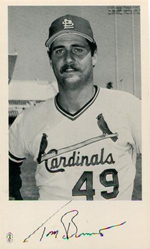 1979 St. Louis Cardinals Photocards #NNO Tom Bruno Front