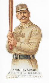 1988 CCC 1887 Allen & Ginter (N28/N29) Reprint (Baseball Only) #NNO Adrian C. Anson Front