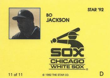 1992 Star Bo Jackson #11 Bo Jackson Back