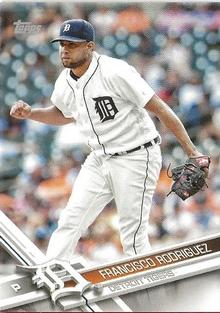2017 Topps On-Demand Mini #105 Francisco Rodriguez Front