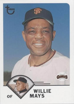 2003 Topps Retired Signature Edition #1 Willie Mays Front
