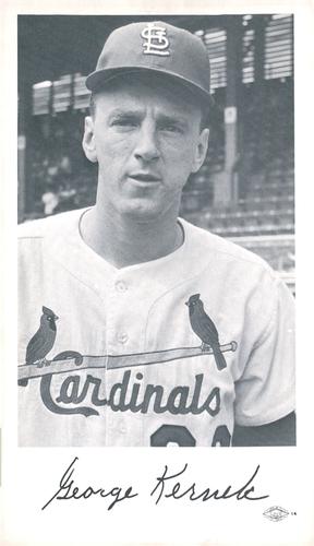 1966 St. Louis Cardinals Photocards #NNO George Kernek Front