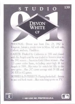 1991 Studio #139 Devon White Back