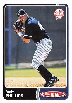 2003 Topps Total #15 Andy Phillips Front