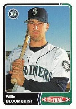 2003 Topps Total #527 Willie Bloomquist Front