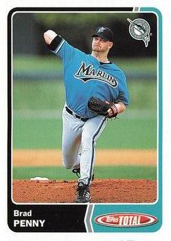 2003 Topps Total #616 Brad Penny Front