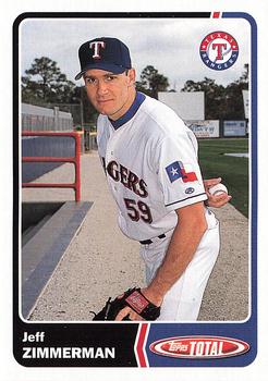 2003 Topps Total #727 Jeff Zimmerman Front