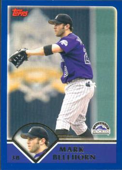 2003 Topps Traded & Rookies #T64 Mark Bellhorn Front