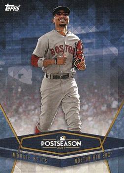 2017 Topps On-Demand Postseason Heroes & Current Stars #6 Mookie Betts Front