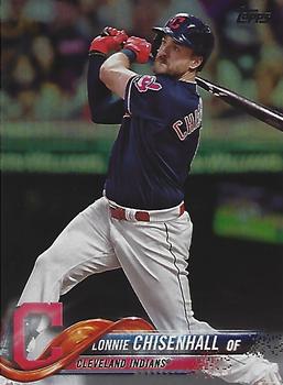 2018 Topps - Rainbow Foil #194 Lonnie Chisenhall Front