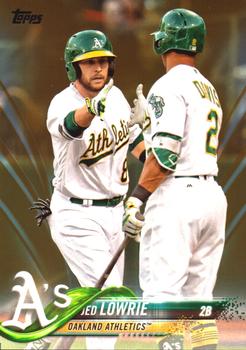 2018 Topps - Gold #69 Jed Lowrie Front