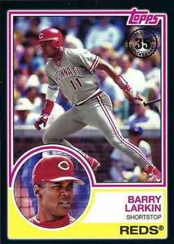 2018 Topps - 1983 Topps Baseball 35th Anniversary Black #83-57 Barry Larkin Front