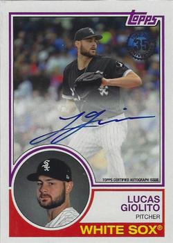 2018 Topps - 1983 Topps Baseball 35th Anniversary Autographs (Series One) #83A-LG Lucas Giolito Front