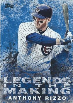 2018 Topps - Legends in the Making Blue (Series 1) #LTM-AR Anthony Rizzo Front