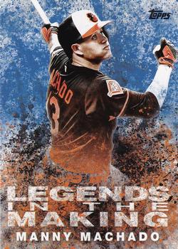 2018 Topps - Legends in the Making Blue (Series 1) #LTM-MM Manny Machado Front