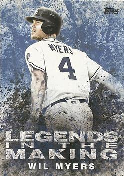 2018 Topps - Legends in the Making Blue (Series 1) #LTM-WM Wil Myers Front