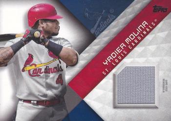 2018 Topps - Major League Material Relics (Series 1) #MLM-YM Yadier Molina Front