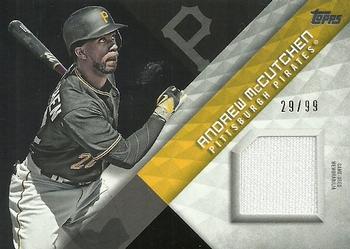 2018 Topps - Major League Material Relics Black (Series 1) #MLM-AM Andrew McCutchen Front