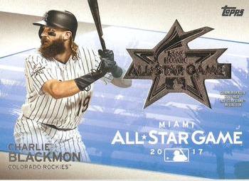 2018 Topps - MLB All-Star Game Manufactured Medallion Relics #ASTM-CBL Charlie Blackmon Front