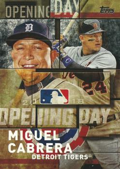 2018 Topps - MLB Opening Day Black #OD-16 Miguel Cabrera Front