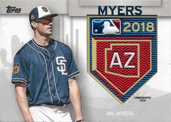 2018 Topps - MLB Spring Training Logo Manufactured Patch Relics #STP-WM Wil Myers Front