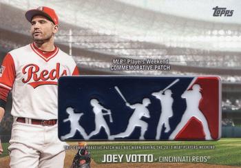 2018 Topps - Players Weekend Patch #PWP-JVO Joey Votto Front