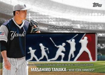 2018 Topps - Players Weekend Patch #PWP-MA Masahiro Tanaka Front