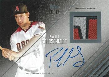 2018 Topps - Topps Reverence Autograph Patch Relics #TRAP-PG Paul Goldschmidt Front