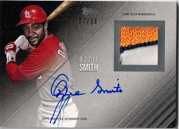 2018 Topps - Topps Reverence Autograph Patch Relics #TRAP-OS Ozzie Smith Front