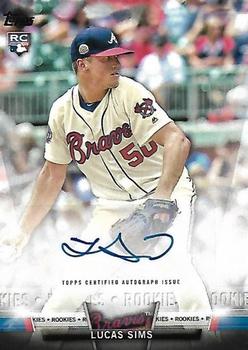 2018 Topps - Topps Salute Autographs (Series One) #SA-LI Lucas Sims Front