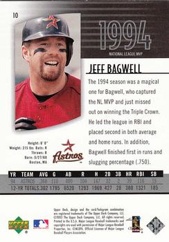 2003 UD Authentics #10 Jeff Bagwell Back