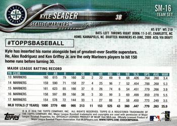 2018 Topps Seattle Mariners #SM-16 Kyle Seager Back
