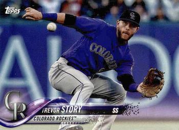 2018 Topps Colorado Rockies #CO-10 Trevor Story Front
