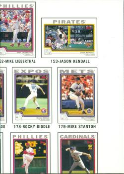 2004 Topps Traded & Rookies - Checklists Puzzle Red Backs #30 Checklist 10 of 10 Front