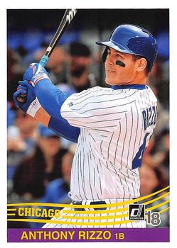 2018 Donruss #225 Anthony Rizzo Front