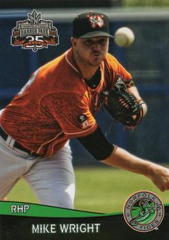 2017 Choice Norfolk Tides #31 Mike Wright Front
