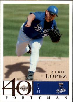 2003 Upper Deck 40-Man #233 Albie Lopez Front