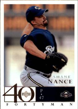 2003 Upper Deck 40-Man #432 Shane Nance Front
