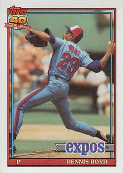 1991 Topps #48 Dennis Boyd Front