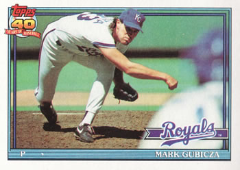 1991 Topps #265 Mark Gubicza Front