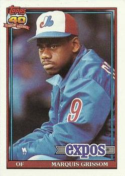 1991 Topps #283 Marquis Grissom Front