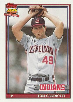 1991 Topps #624 Tom Candiotti Front